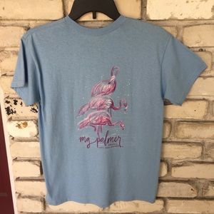 Flamingos mg palmer girl short sleeve shirt